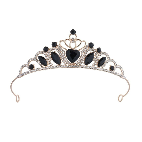 Heart for Women, Princess with Accents for Happy Birthday Party Decorations, Pageant, and Bridal Hair Accessories
