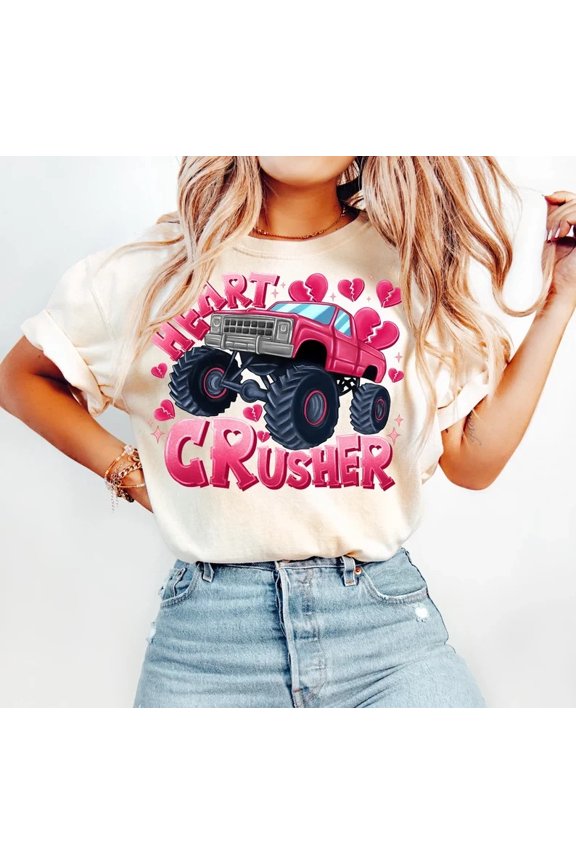 Heart Crusher Happy Valentine'S Day Comfort T-Shirt – Playful S Valentine Tee All Size S-5XL