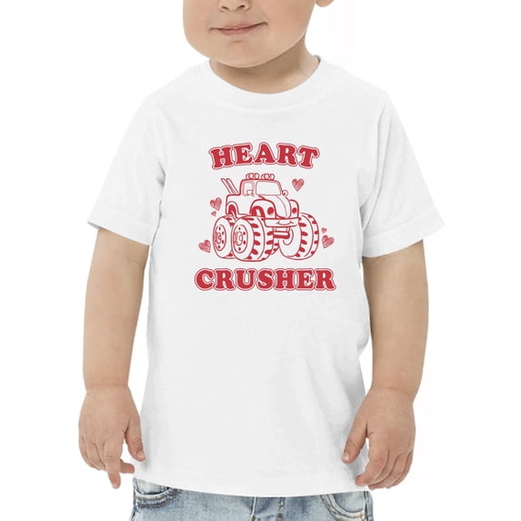 Heart Crusher T-Shirt Toddler -GoatDeals Designs, 4 Toddler