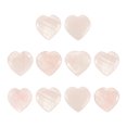thumbnail image 1 of Heart Crystals Stone, Natural Crystal Polished Love Gemstone Rose Quartz Pocket Bulk Set Gifts Pink, 1 of 6