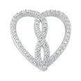 thumbnail image 1 of Heart Cubic Zirconia Pendant Sterling Silver, 1 of 2