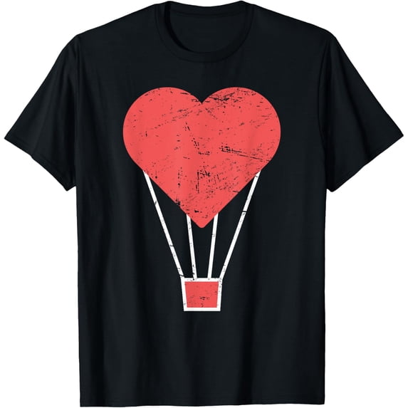 Heart | Cute Hot Air Balloon T-Shirt T-Shirt