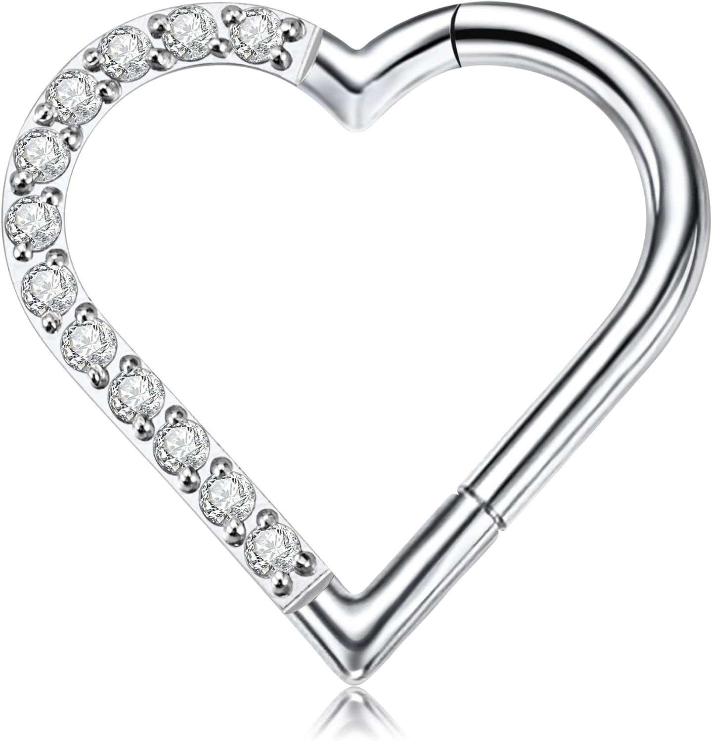 Lanie HEART Daith body jewelry 16G Lanie ハート ボディピアス