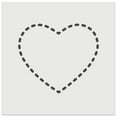 thumbnail image 1 of Heart Dashed Love Outline DIY Cookie Wall Craft Stencil - 5.5 Inch, 1 of 5
