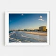 thumbnail image 1 of The Heart of Daytona Beach - Daytona Beach Florida Photography Beach Coastal Ocean Sunset Landscape Scenic Waves White Framed Wall Art Print 8 x 10 inches, 1 of 3