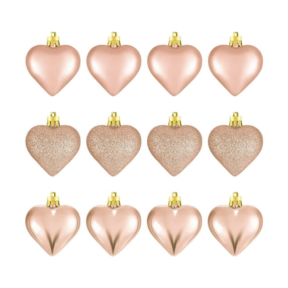 Heart Decorations Romantic Heart-Shaped Hanging Ornaments Colorful And Romantic Shimmering Heart-Shaped Party Decorations, Festive Love Theme Accessories for Valentine