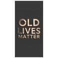 thumbnail image 1 of Heart Design Colorful Letters Old Lives Matter Banner for Retirement Party Elderly Appreciation Community Event, 1 of 8