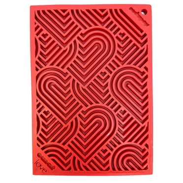 Heart Design "Love" eMat Enrichment Lick Mat