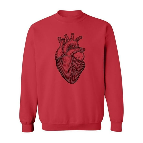 Heart Design. Sweatshirt Men -Image by Shutterstock, Male 5X-Large