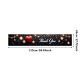 thumbnail image 1 of Heart Design Thank You Banner Decorative Stars Appreciation Display for Indoor Event Holiday, 1 of 7