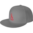 Heart Disease Awareness Snapback Cap Adjustable for Men Women Baseball
