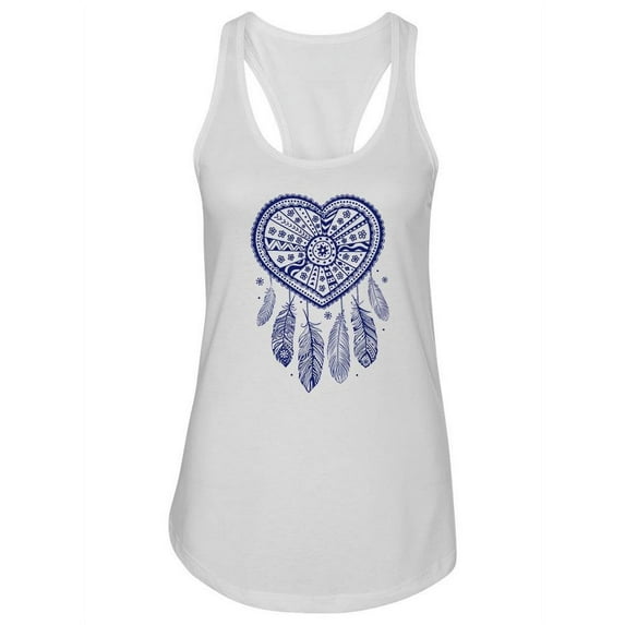 Heart Dreamcatcher Tank Women -Image by Shutterstock, Female x-Small