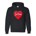 thumbnail image 1 of Heart Due Process Justice Law Legal Rights Equality Front Graphic Hoodie, up to size 5XL, 1 of 3