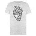 thumbnail image 1 of Heart Engraving Style T-Shirt Men -Image by Shutterstock, Male 3X-Large, 1 of 2