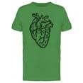 thumbnail image 1 of Heart Engraving Style T-Shirt Men -Image by Shutterstock, Male Medium, 1 of 2