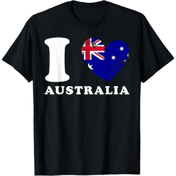 Heart Flag Australia T-Shirt