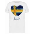 thumbnail image 1 of Heart. Flag Of Sweden Tee Men's -Image by Shutterstock, 1 of 2