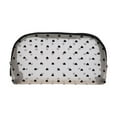 thumbnail image 1 of Heart Flocking Mesh Cosmetic Organizer Large Capacity Multifunctional Portable Breathable Zipper Makeup Pouch, 1 of 5