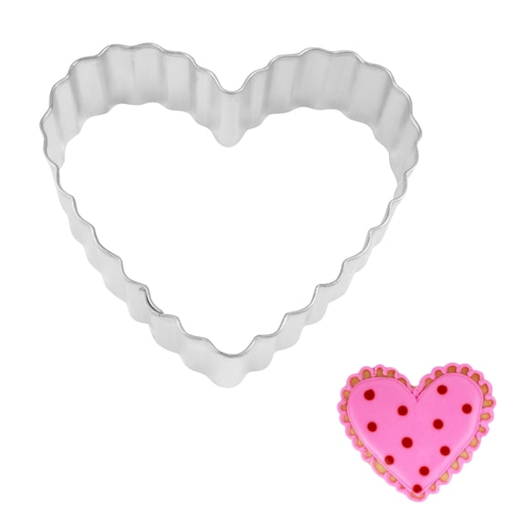 Heart Fluted 2.5" Cookie Cutter