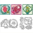 thumbnail image 1 of Heart Frame Cutting Dies for Card Making Wreath Metal Die Cuts Flower Cutting Dies Templates for Scrapbooking Journal Embossing Paper Craft Decor for DIY, 1 of 8