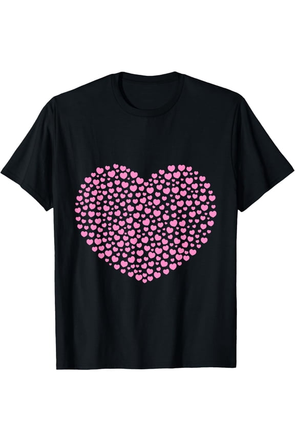 Heart Full Of Hearts Cute - Love Romantic Valentines Day T-Shirt