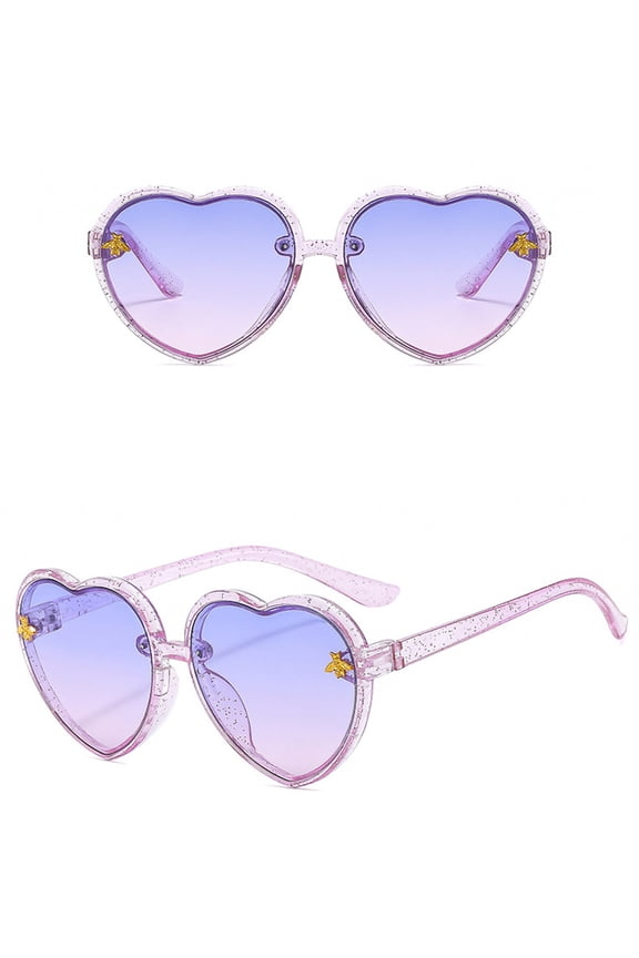 Heart Glasses Personality Candy Color Sunglasses Retro Sunglasses Groomsmen Crash Landing on You Rhinestone Glasses Frames for Women Women compatible with Polarized Glasses 80s Vintage Womens