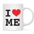 thumbnail image 1 of Heart Graphic 'I Love Me' Couples Coffee Mug Gift 11 oz, 1 of 4