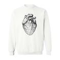 thumbnail image 1 of Heart Hand Draw Style Sweatshirt Men -Image by Shutterstock, Male x-Large, 1 of 4