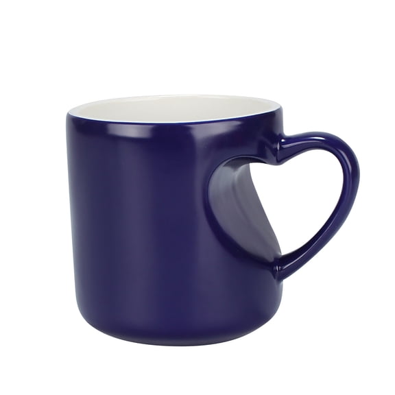 Heart Handle Magic Mug Thermal Color Changing Couples Travel Tumbler Unique Valentine Gift Novelty Drinkware Souvenir Present for Boy or Girls
