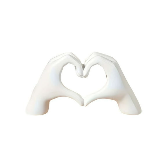 Heart Hands Sculpture, Hearts Hand Statue Home Decor Ornament Love Hand Gift, Hand Model Decoration for Home Living Room Bedroom