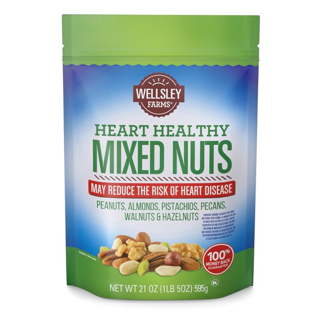 Heart Healthy Mixed Nuts, 21 Ounce