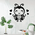 thumbnail image 1 of Heart Hearts Ladybug Ladybugs Lady Bug Bugs Cute Animal Insect Vinyl Design Wall Sticker Art Decal Boy Girl Kid Room Bedroom Nursery Kinder Playroom Home Decor Stickers Decoration Size (18x20 inch), 1 of 3