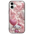 thumbnail image 1 of Heart Hello Kitty Phone Case for iPhone 16 Plus,Heart Hello Kitty Phone Cases for Women Men,Anti-Scratch Shockproof Slim Soft TPU Phone Cases for iPhone 16 Plus, 1 of 5
