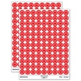 thumbnail image 1 of Heart Hollow 200+ Round Stickers - Red - Gloss Finish - 0.50" Size, 1 of 3