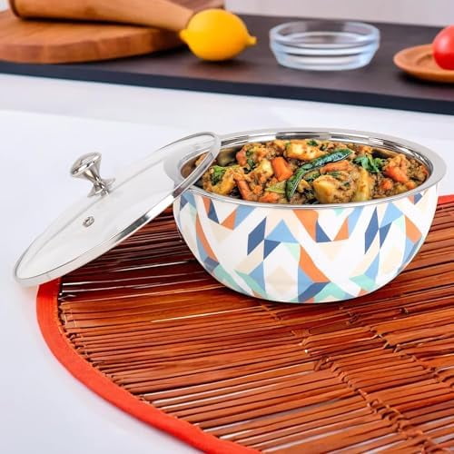Heart Home 15L Stainless Steel Insulated Hotpot Roti Box With ...