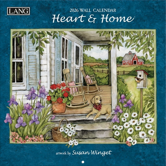 Heart & Home 2026 Lang 12X12 Wall Calendar - Pf