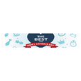 thumbnail image 1 of Heart Illustration The Best Dad Blue Icons Banner Happy Father's Day for Father's Day Celebration Indoor Decoration Holiday Gift, 1 of 8