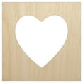 thumbnail image 1 of Heart In Square Box Frame Wood Shape Unfinished Piece Cutout Craft DIY Projects - 6.25 Inch Size - 1/4 Inch Thick, 1 of 7