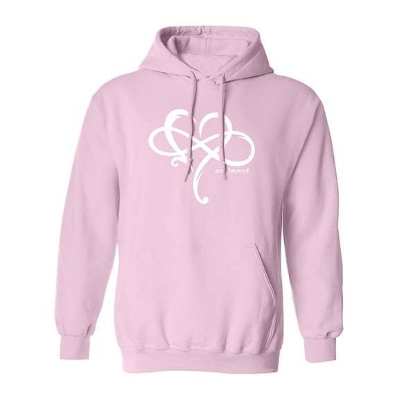 Heart Infinity and Beyond Adult Hooded Sweatshirt