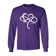 thumbnail image 1 of Heart Infinity and Beyond Adult Long Sleeve T-shirt, 1 of 3