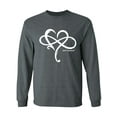 thumbnail image 1 of Heart Infinity and Beyond Adult Long Sleeve T-shirt, 1 of 3