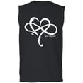 thumbnail image 1 of Heart Infinity and Beyond Adult Sleeveless Tee, 1 of 3