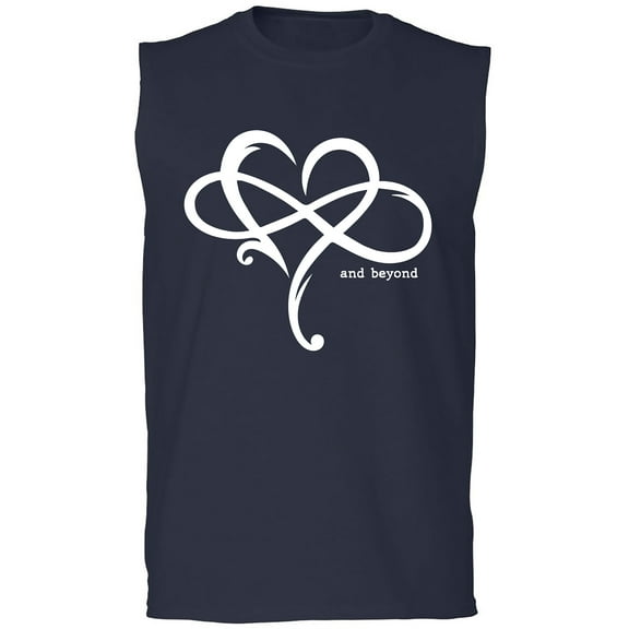Heart Infinity and Beyond Adult Sleeveless Tee