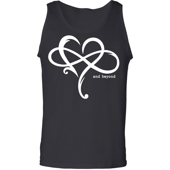 Heart Infinity and Beyond Adult Tank Top