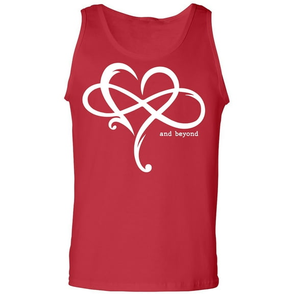 Heart Infinity and Beyond Adult Tank Top