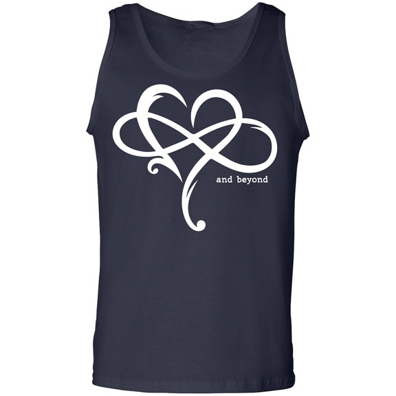 Heart Infinity and Beyond Adult Tank Top