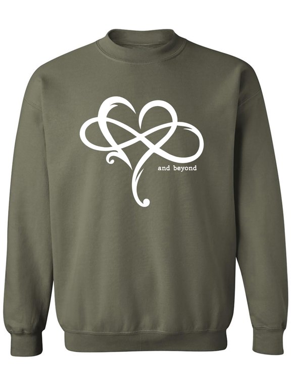 Heart Infinity and Beyond Crewneck Sweatshirt