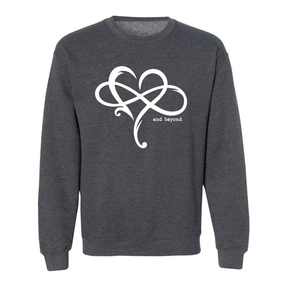 Heart Infinity and Beyond Crewneck Sweatshirt
