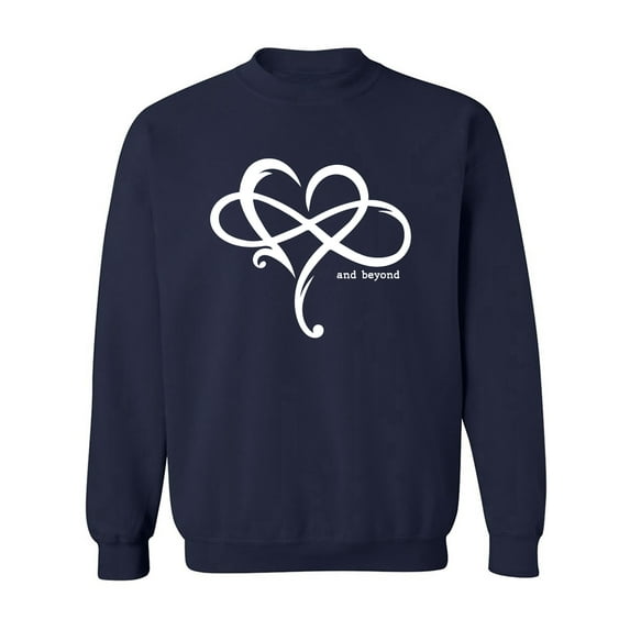 Heart Infinity and Beyond Crewneck Sweatshirt