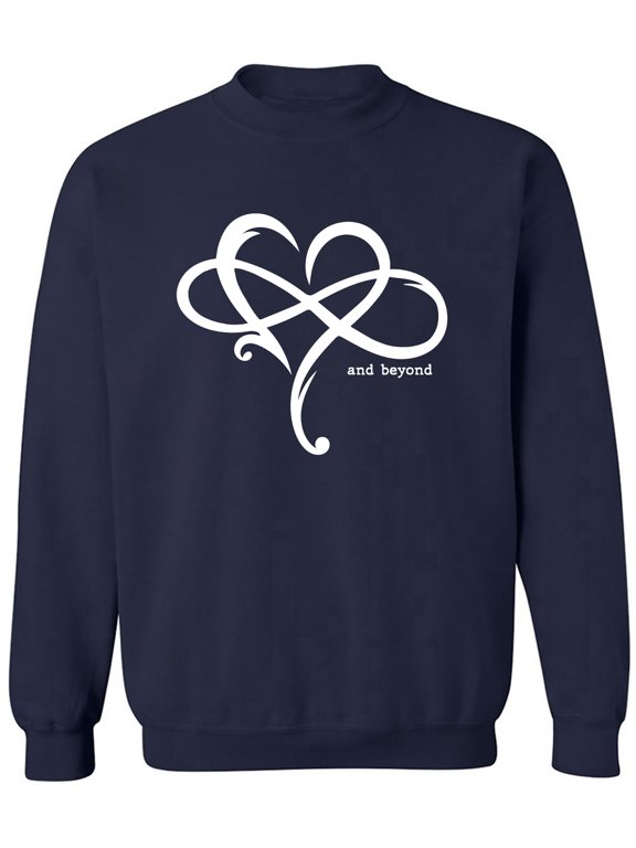 Heart Infinity and Beyond Crewneck Sweatshirt